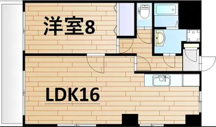 アークハイツ内山下【8階】の間取り