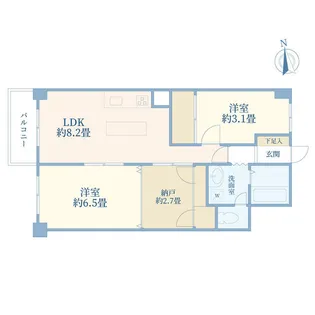 岩崎マンション【3階】の間取り