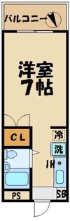 ウォンザハイムA【2階】の間取り