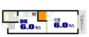 エクセル富士見【2階】の間取り
