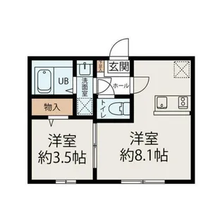 BestStage狭山【1階】の間取り