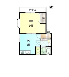 鈴蘭莊6号【1階】の間取り