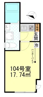 オーガスタコート堀切菖蒲園【1階】の間取り