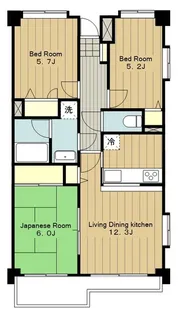 サザンクロス【4階】の間取り