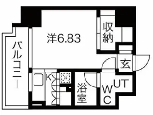 KLCタワー【5階】の間取り