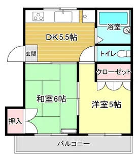 要IIマンション【2階】の間取り