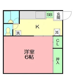メゾン・ド・ソレイユ【1階】の間取り