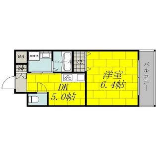 第12関根マンション【2階】の間取り