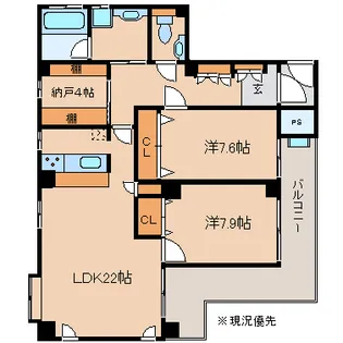 ISHIDOME.1【3階】の間取り