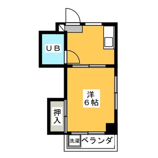 コーポ横塚【1階】の間取り