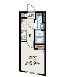 MEGURO EDGE (メグロエッジ)の間取り