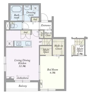 My Style vintage 大和南林間【3階】の間取り