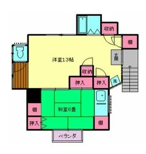 リブランホーム小港町【2階】の間取り