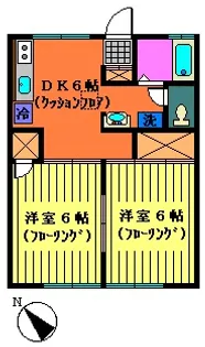 エクセレントさちが丘【1階】の間取り