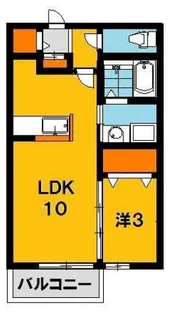 サンパレスE【1階】の間取り