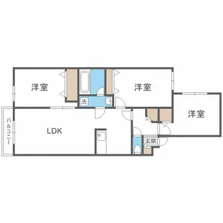 システムコート旭ヶ丘【1階】の間取り