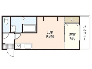 テキーラウルフ【2階】の間取り