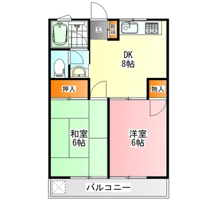 CORNO国立【1階】の間取り