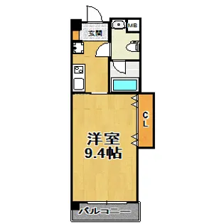 WOB塚本【3階】の間取り