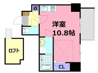 KatayamaBLDG26【13階】の間取り