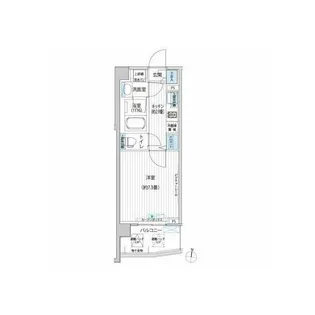 カスタリア目黒平町【3階】の間取り
