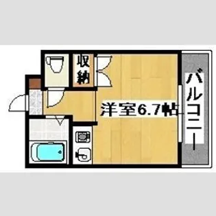 リトルパレス【3階】の間取り