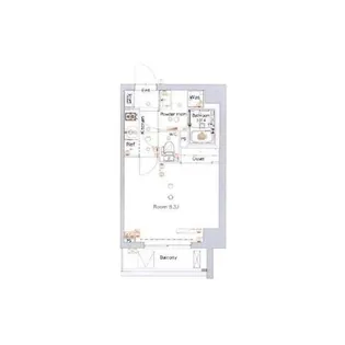 メイクスデザイン住吉【6階】の間取り