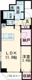 アイルプレミアム押上ノルド【2階】の間取り