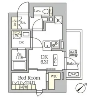 ARKMARK大塚【4階】の間取り