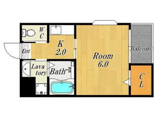 コート・ブリス野田【1階】の間取り