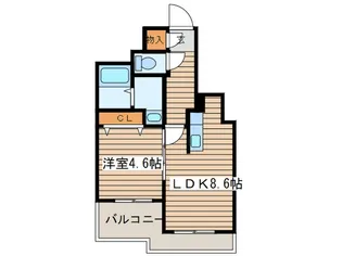 S-FORT北大前【5階】の間取り