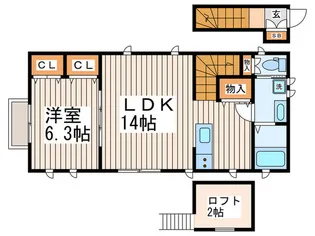 Urban House【2階】の間取り