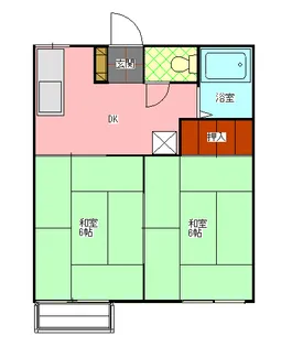 刈谷ロジナB棟【2階】の間取り