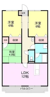 ヴィラ・エスポワール【3階】の間取り