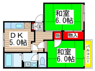 シャトレー駿河台3【2階】の間取り