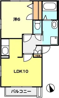 ShaMaison メゾンオレンジヒルズ【1階】の間取り