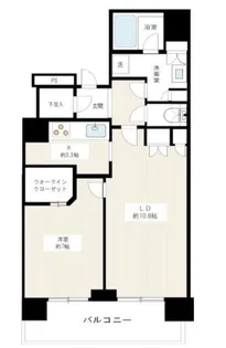 ベイクレストタワー【36階】の間取り