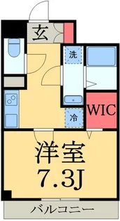 ヴィレッジハウス王子台【5階】の間取り