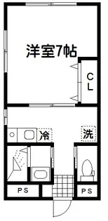 コーポYUTAKA【1階】の間取り