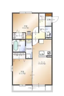 シエルミラン【2階】の間取り