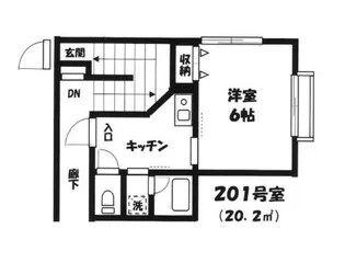 スイートハイム【2階】の間取り