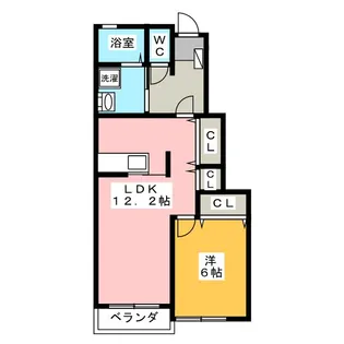 サンローズ II棟【2階】の間取り