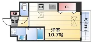 Dolce Vita 新大阪【4階】の間取り
