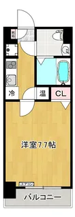 Flats KAKIYA235【4階】の間取り