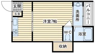 ヴィラナリー小川【4階】の間取り