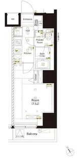 マーロ後楽園【6階】の間取り