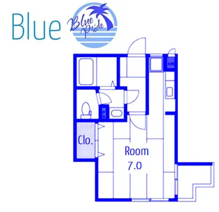 クレール湘南【3階】の間取り