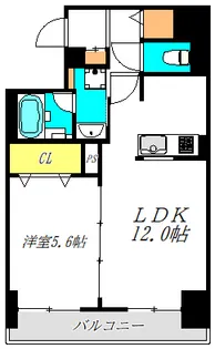 histoire玉造【5階】の間取り