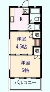 メゾンクレール【3階】の間取り