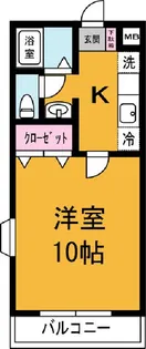 天久保マンション【4階】の間取り